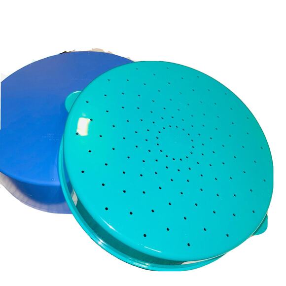 Tupperware Microsteamer Microwave Steamer Rice Veggies Cooker Large 3065A 3066A - Picture 6 of 9